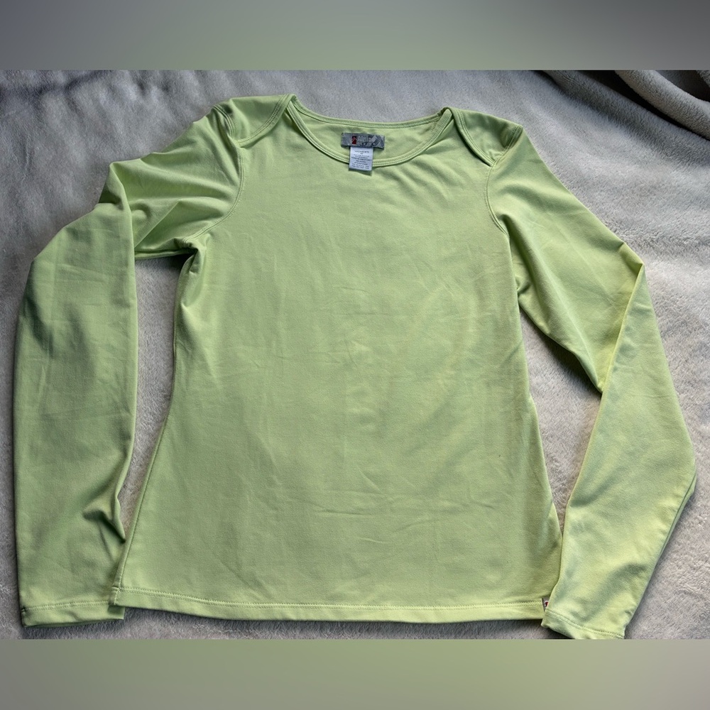 Alpine Design Green Long Sleeve Top Womens size Medium